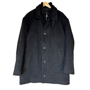 Turnbury Lambswool Coat Dark Grey Men's Size 2X or XXL